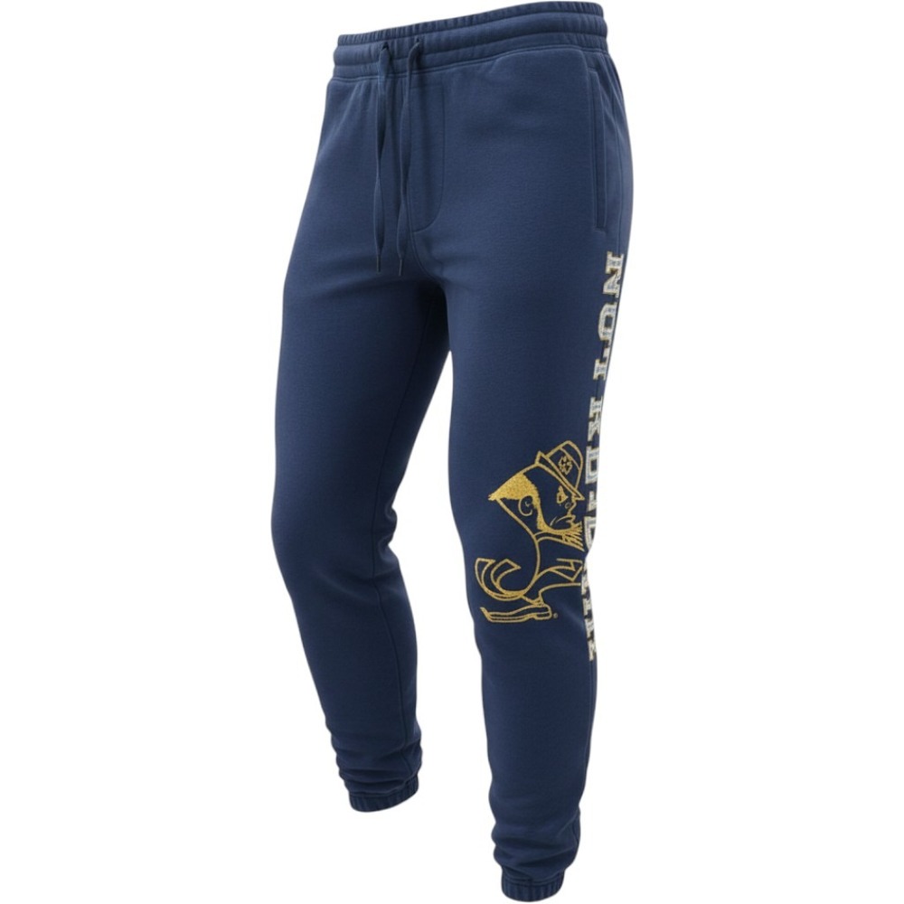 Hollister Blue Notre Dame Fighting Irish Sweatpants Navy Blue Mens Medium